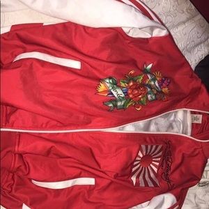 Ed Hardy sports bomber jacket